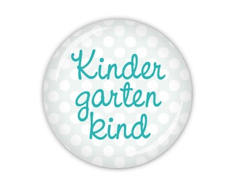 EULE SCHLAU Kindergartenkind, blau (Art. SC05-03) als Button, Magnet oder Taschenspiegel erhältlich