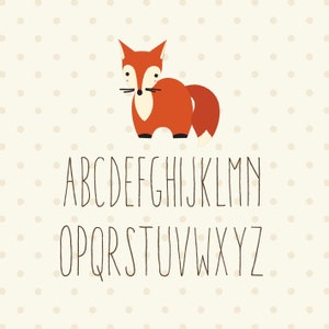 FOXY DOTS Schulkind, mit Fuchs & Wunschname Art. SC04-05 als Button, Magnet oder Taschenspiegel erhältlich Bild 2