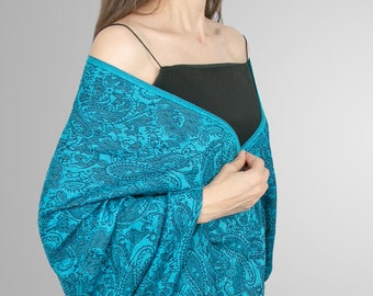 Teal pashmina scarf. Pashmina shawl women. Pashmina shawls and wraps for women. Wraps and shawls. Pashmina shawl wrap. Pashmina scarf shawl.