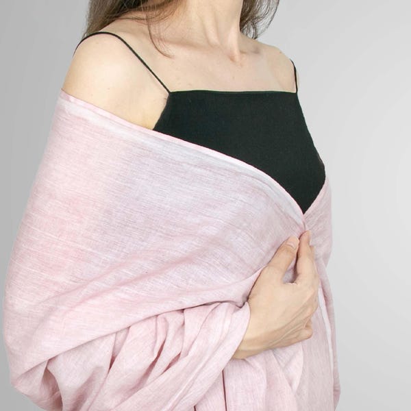 Linen shawl wrap. Linen scarf women. Summer shawl. Linen wrap shawl. Cotton scarf women's. Summer scarf. Cotton shawls and wraps for women.
