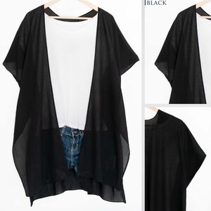 Kimono women. Linen kimono. Boho kimono jacket. Summer kimono boho. Women's kimono. Beach kimono summer. Cotton kimono womens. Boho kimonos. image 4