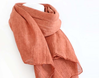 Linen scarf women. Natural linen scarf. Large linen scarf wrap. Linen shawl wrap. Linen scarf shawl. Summer scarf. Shawl and wrap for women.