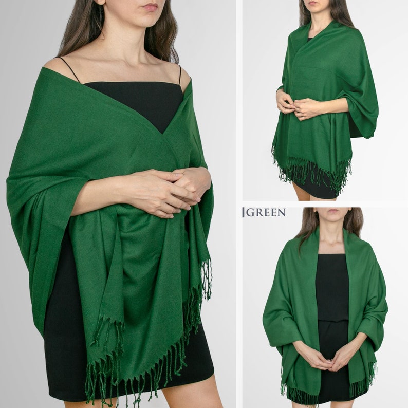 Pashmina shawls and wraps. Pashmina scarf wrap. Pashmina shawl women. Pashmina shawl wrap for women. Wraps and shawls. Pashmina scarf shawl. 01 Green