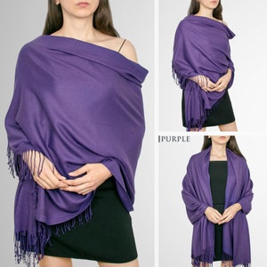 Pashmina shawls and wraps. Pashmina scarf wrap. Pashmina shawl women. Pashmina shawl wrap for women. Wraps and shawls. Pashmina scarf shawl. 09 Purple