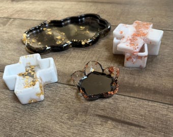 Handmade Resin Trinket Dish ~ Unique & Customizable Gift