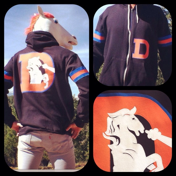 throwback broncos hoodie