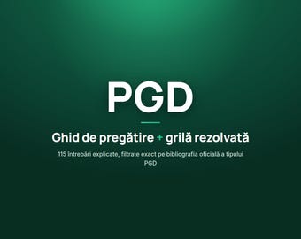 Ghid Pregătire PGD + Grilă 115 Întrebări ANRE Gaze Naturale - Autorizare Proiectare Distribuție, Material Examen PDF