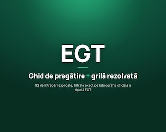Ghid Pregătire EGT + Grilă 92 Întrebări ANRE Gaze Naturale - Autorizare Execuție Transport, Material Examen PDF