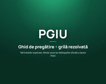 Ghid Pregătire PGIU + Grilă 108 Întrebări ANRE Gaze Naturale - Autorizare Proiectare Instalații Utilizare, Material Examen PDF