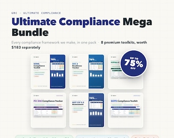 Ultimate Compliance Mega Bundle, 8-in-1 Audit Toolkits