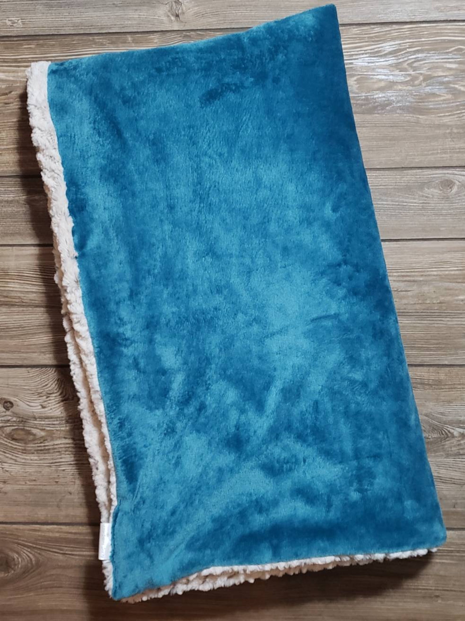 Dark Teal Adult Size Minky Blanket Solid Color Adult Blanket Etsy