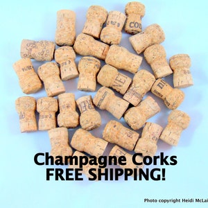 30 Used Champagne Corks FREE SHIPPING
