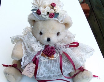 REDUCED! Original Creation by Voula Handmade Potpourri Teddy Bear