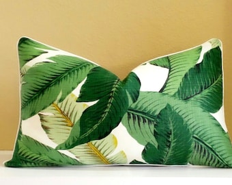 Tommy Bahama Lumbar pillow cover - Tropical print on both sides, pick your size