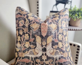 Locanda turkish print pillow cover- 18x18, 20x20, 22x22, 24x24, also available in extra-long lumbar 14x30, 14x36