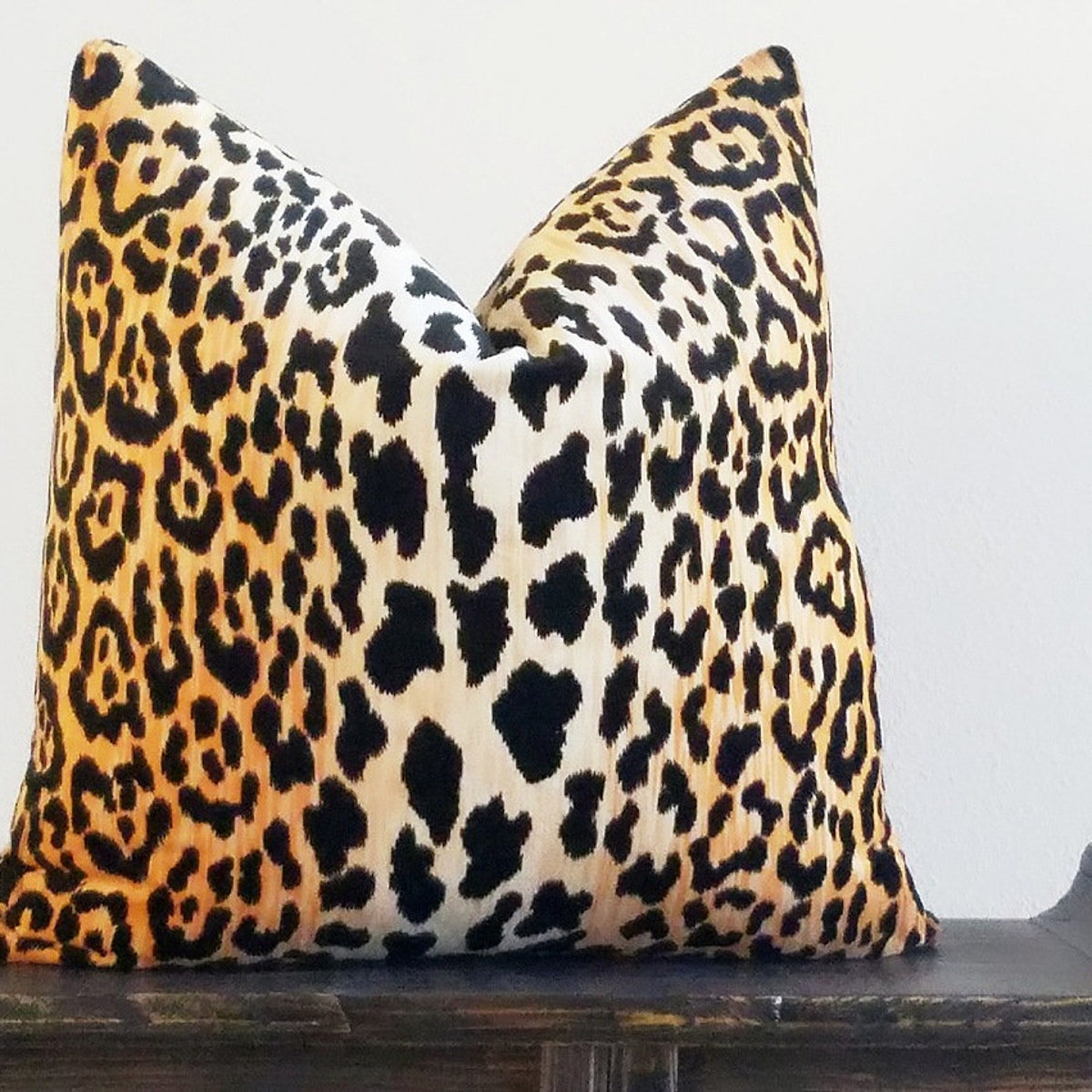 Leopard Cheetah Velvet Pillow Cover 14x14