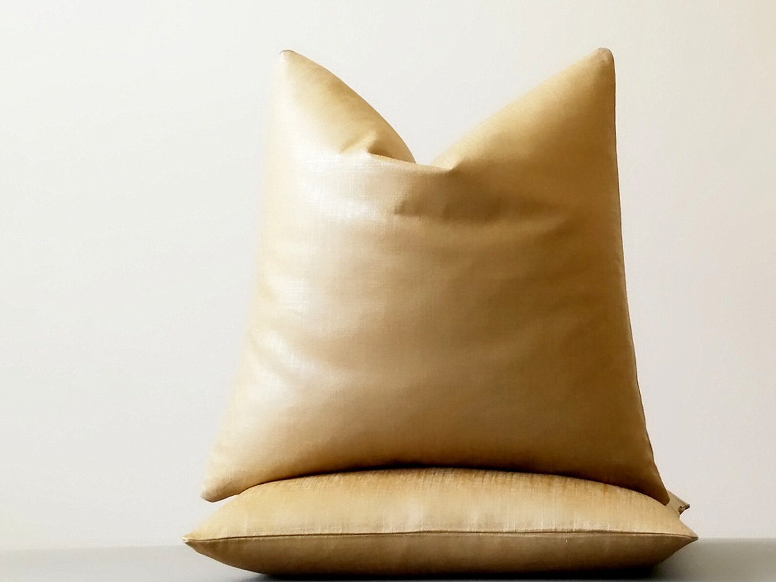 Christmas Gold Metallic Pillow Cover Metallic Gold Pillow Etsy