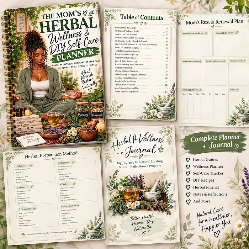 Printable & Digital Mom Wellness Method DIY Self Planner - Etsy UK