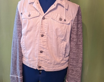 Free People white jean jacket