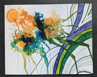 Three flowers