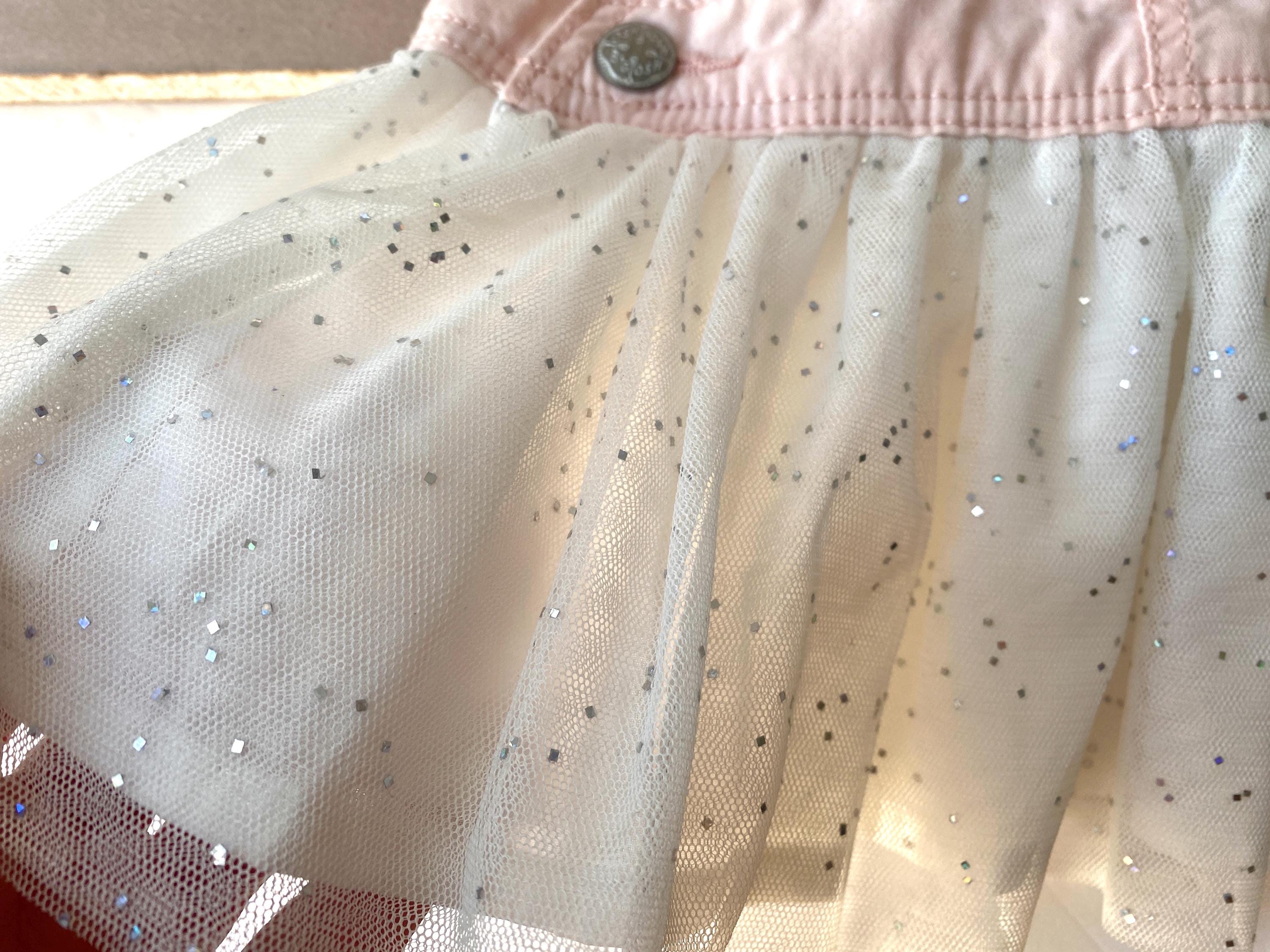 white christmas dresses Osh Kosh Bib & Brace Denim Tulle Skirt Skirtall
