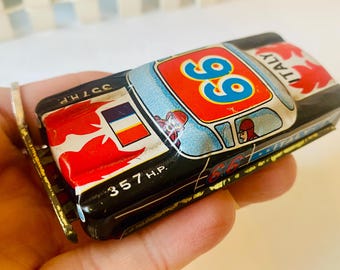 ヴィンテージブリキ車：1940年代日本製レトロコレクターズアイテム