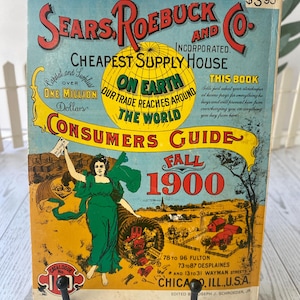 Sears 1900 fall catalog 1970 reproduction paperback