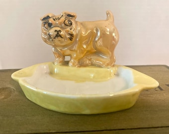 Carnival Chalk French Bulldog Ashtray - Etsy