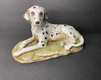 Dalmatian statue porcelain fine China Homeco 1403 vintage Dog