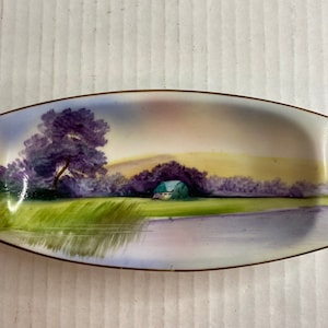 Noritake hand painted plate