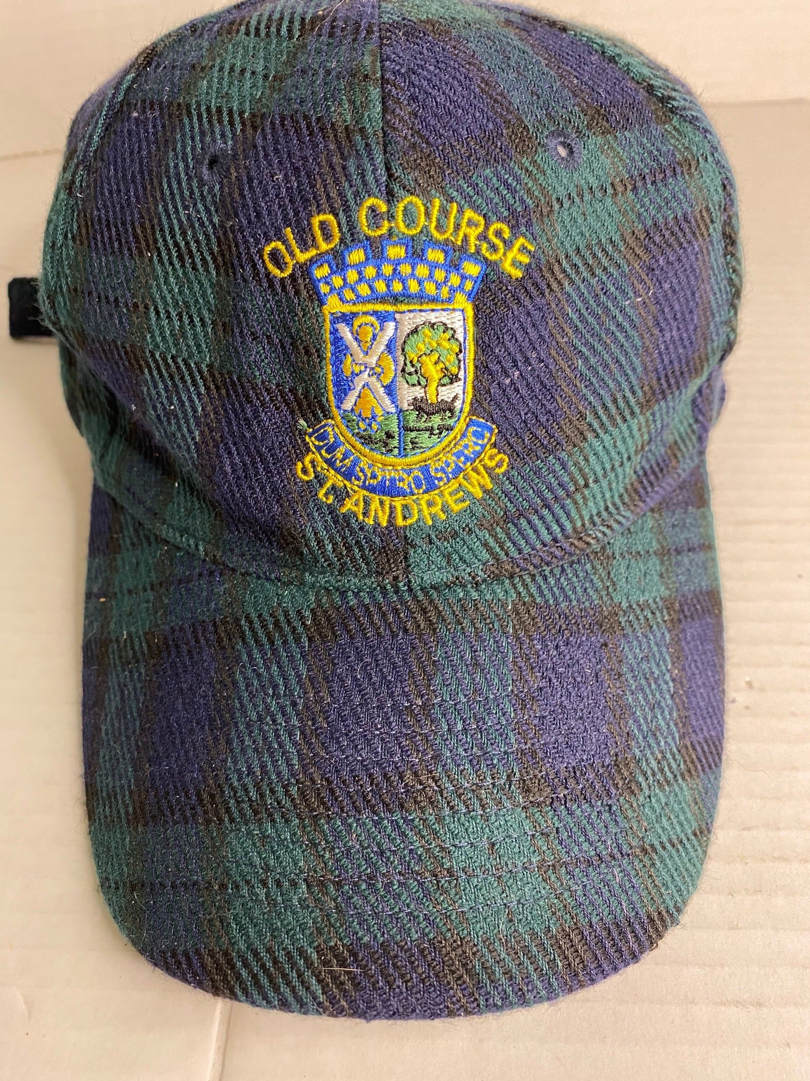 St Andrews Golf Cap Hat Tartan Plaid / Scottish tartan hat / Etsy