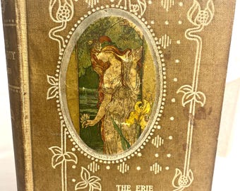 Antique book the Erie train boy by Alger 1900 pectoral cover hardcover