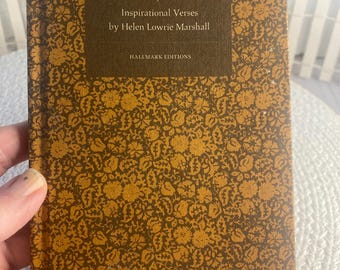 Książka Chwile świadomości 1968 twarda oprawa Helen Lowrie Marshall wiersze