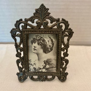 Sterling mini frame marked 925  ornate Victorian decor