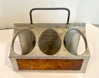ヴィンテージアルミ製コカ・コーラボトルキャリア：ミッドセンチュリー