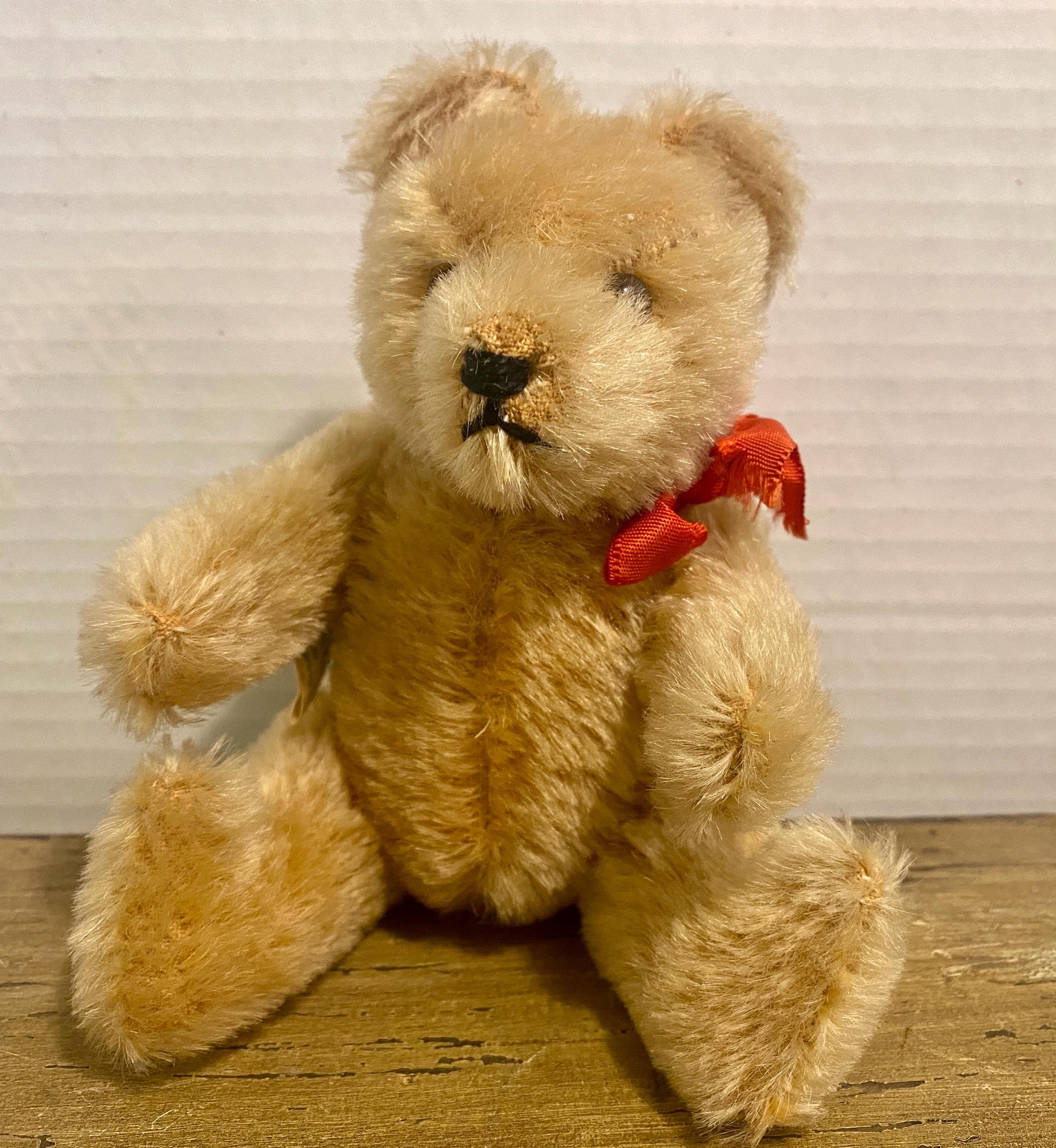 Hermann West German Vintage Teddy Bear Mohair Jointed 7” - Etsy