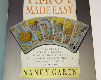 Tarot card book Tarot made easy Nancy Garen