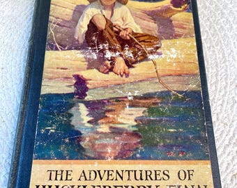 The adventures of Huckleberry Finn vintage book Mark Twain 1923 hardcover
