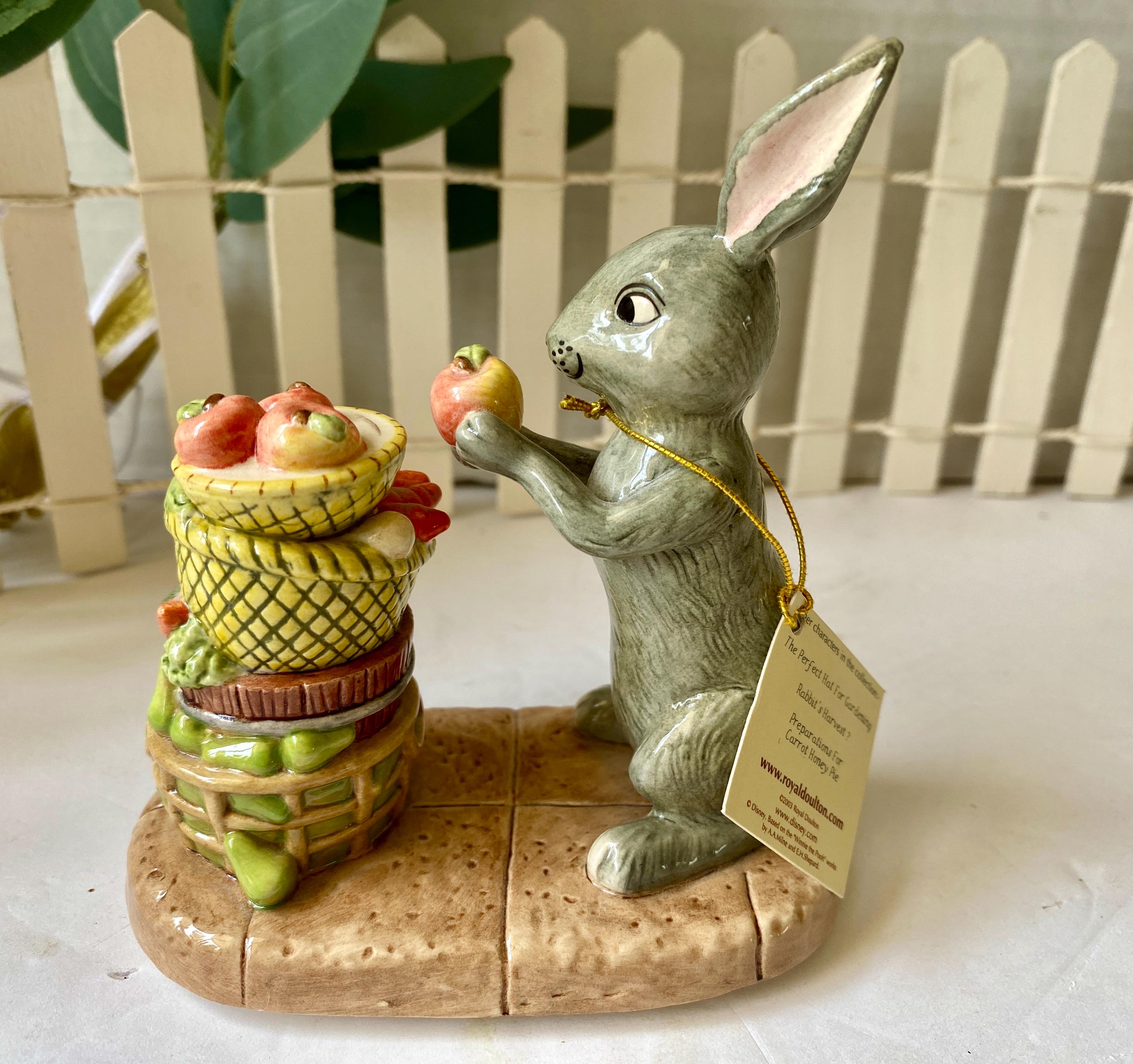 Royal Doulton Pooh Rabbits Harvest with original tag vintage Disney