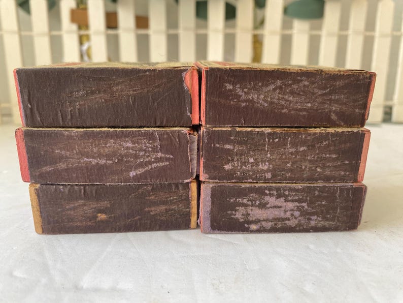 Antique Imatra Safety Matches Wood Box Set of Six Latvia and Estonia - Etsy
