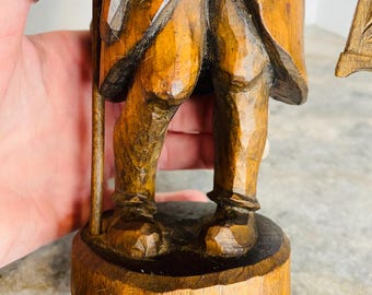 Vintage German Black Forest Watchman Hand Carved Nachtwachter - Etsy