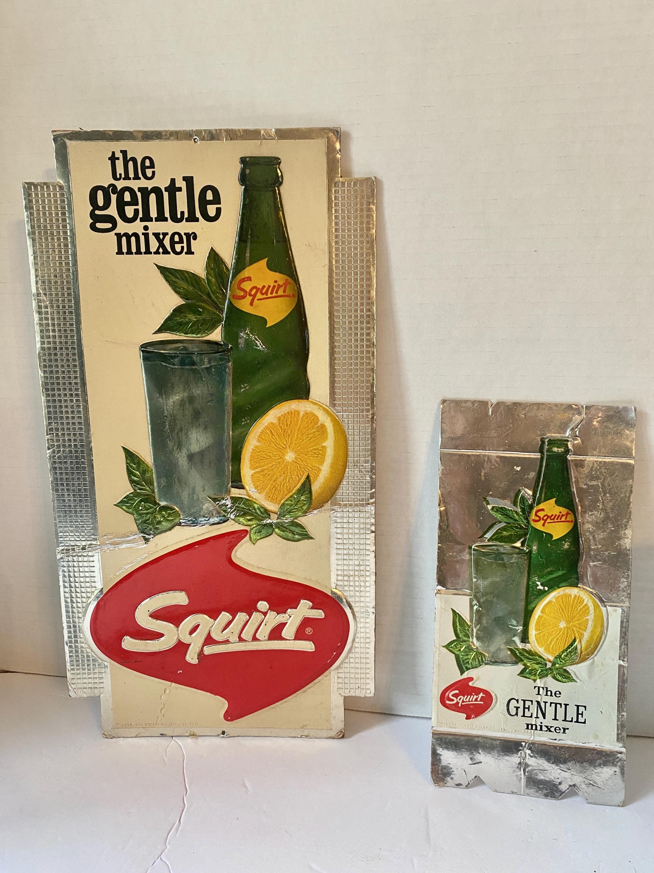 Vintage Advertising Signs Store Squirt the Gentle Mixer 1966 2