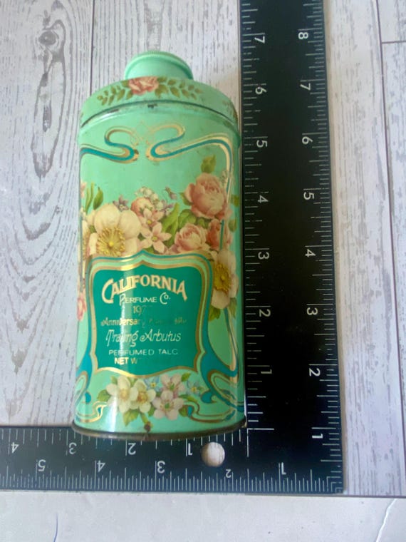 Vintage Talc California Perfume 1977 Anniversary Keepsake Avon