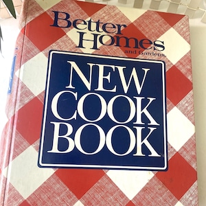Vintage cookbook spiral better homes 1989 hardcover