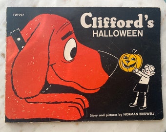 Vintage Halloween Clifford Buch 1966, Clifford's Halloween