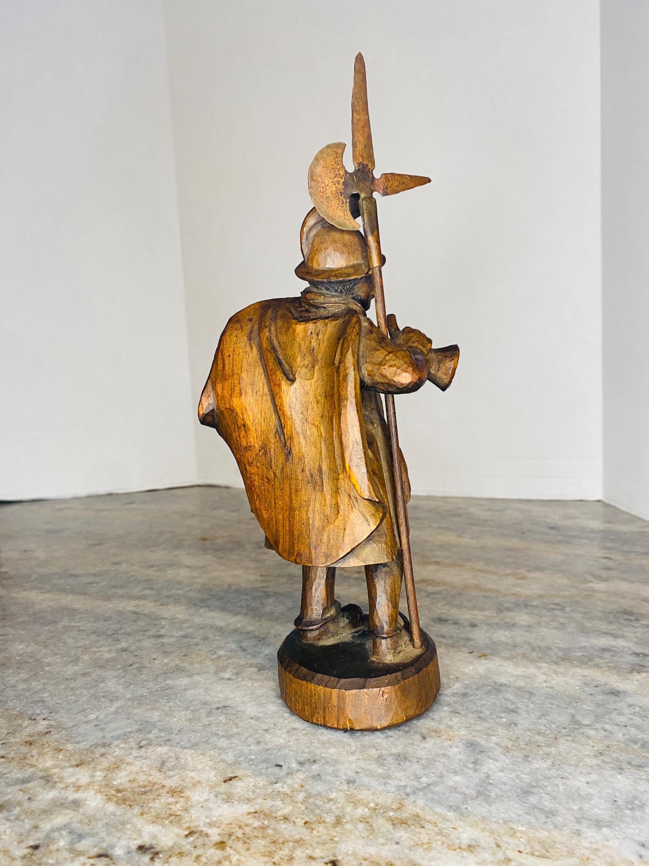 Vintage German Black Forest Watchman Hand Carved Nachtwachter - Etsy