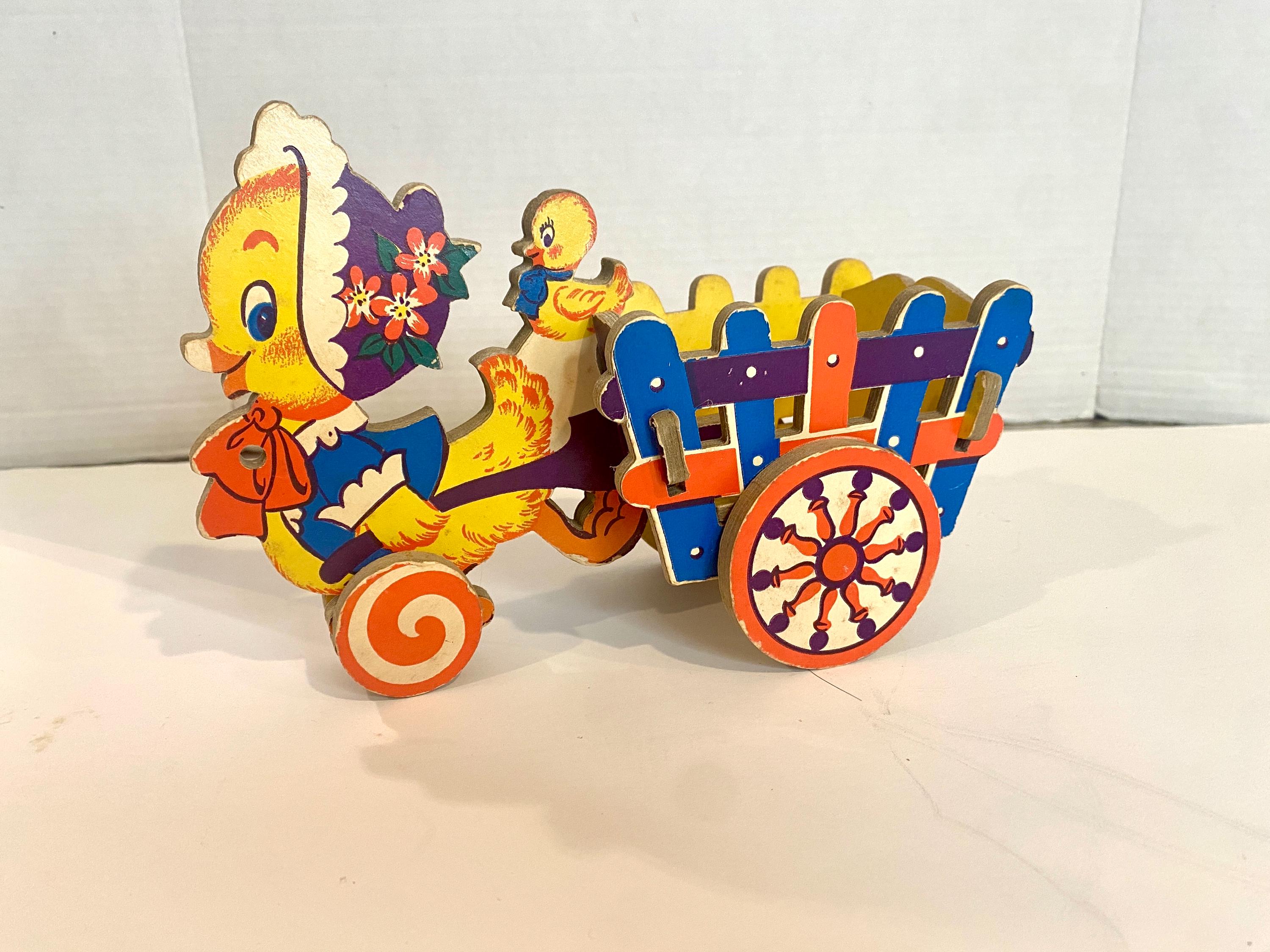 Duck Pulling Cart - Etsy