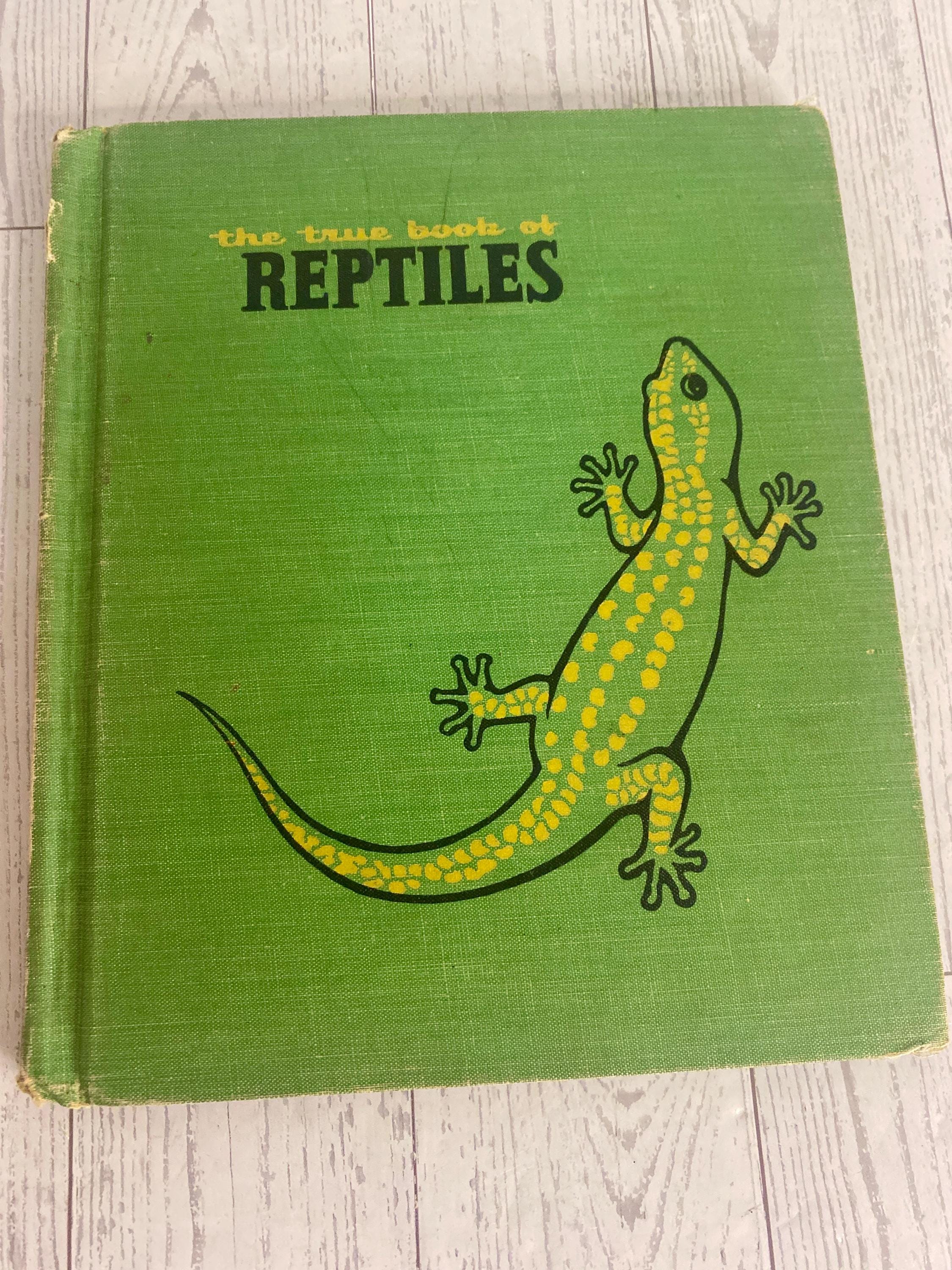 Vintage Reptile Book - Etsy