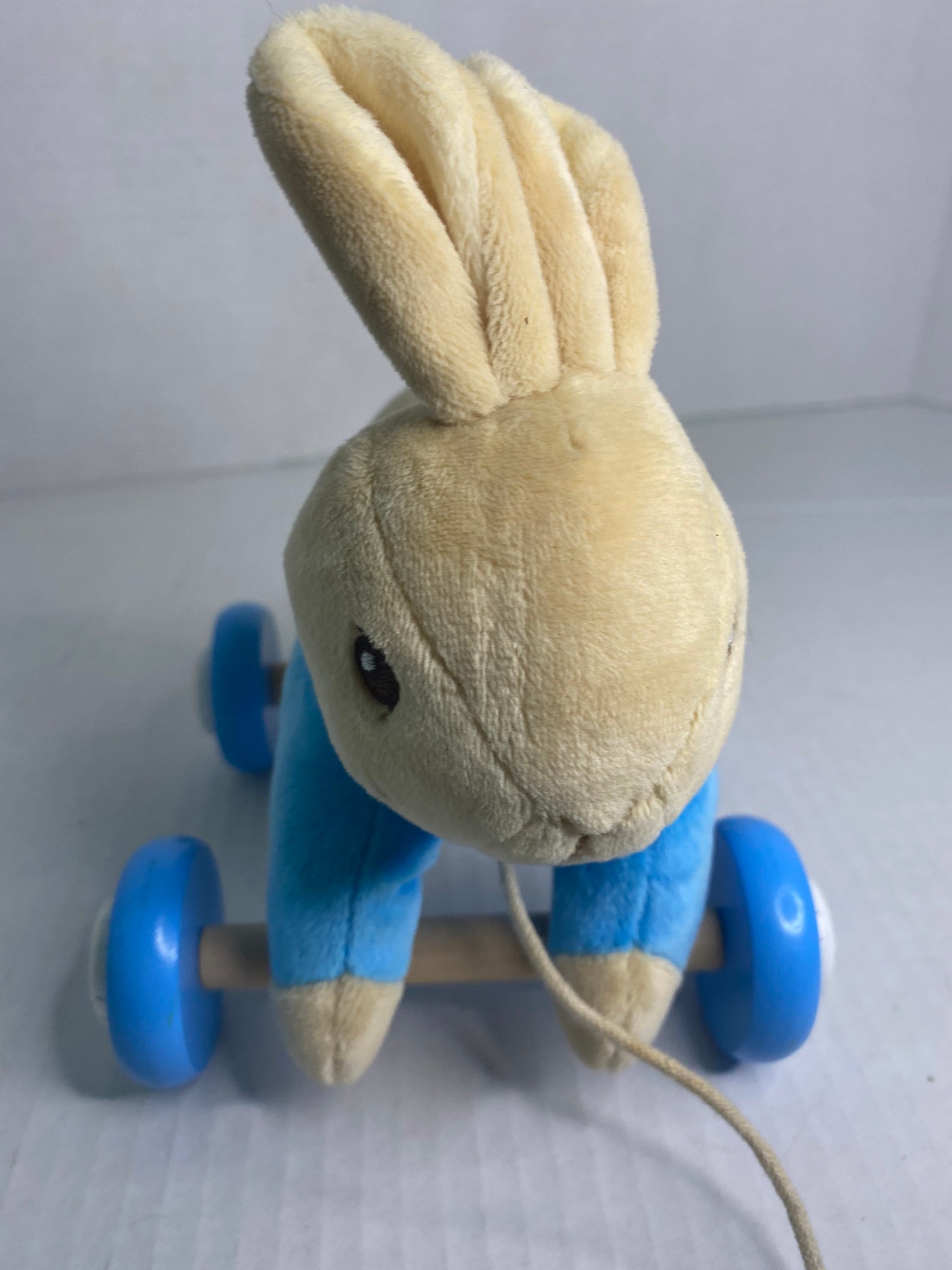 Peter Rabbit pull toy plush pull toy bunny stuffed toy on Etsy