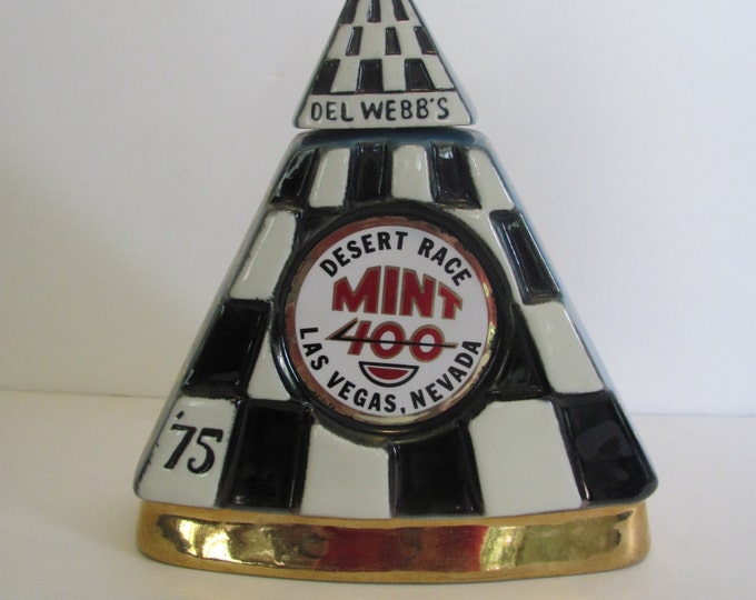 Jim Beam Decanter Del b's Mint 400 Vegas Desert Race 1975 Etsy